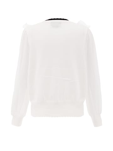 NAEMI Damen Pullover in Weiss
