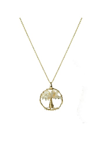 Luxenter Halskette Budleia mit 18 Karat Gelbgold-Finish – BUDLEIA