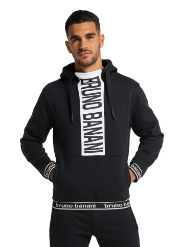 Bruno Banani Hoodie ohne Reißverschluss COOK in Schwarz