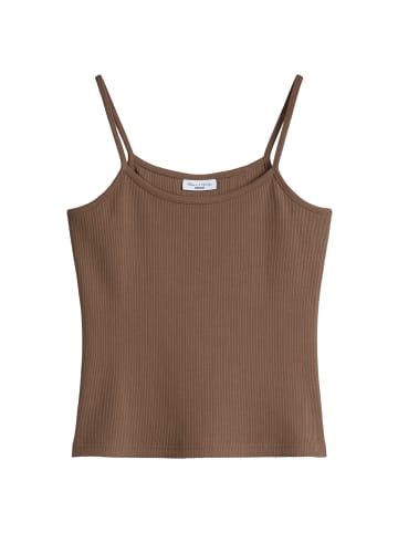 Marc O'Polo DENIM Spaghettiträger-Top slim in Umbra Brown