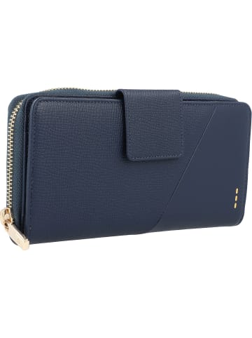 Roncato Milano Geldbörse RFID Leder 19 cm in navy