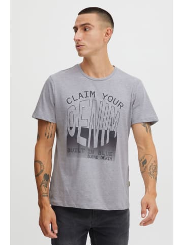 BLEND T-Shirt Tee in Mittelgrau