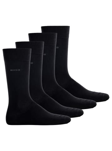 BOSS Socken 4er Pack in Schwarz