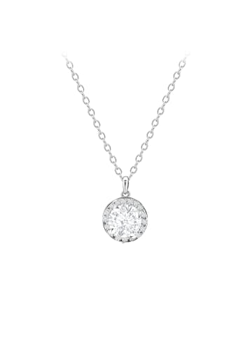 Alexander York Kette mit Anhänger ZIRKONIA rhodiniert in 925 Sterling Silber, 2-tlg. in silber