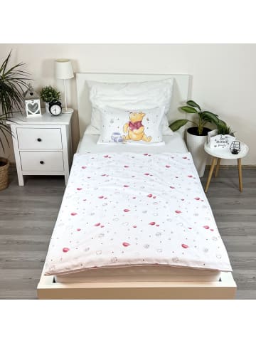 Winnie Puuh Winnie Puuh Bettwäsche-Set für Kinderbett 100x135 cm + 40x60 cm aus in Weiß