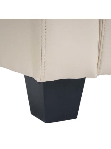 MCW 3-1-1 Couchgarnitur Lille, Leder creme