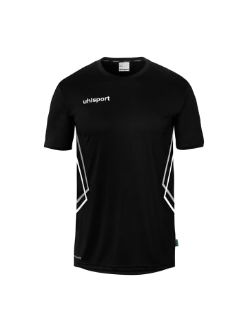 uhlsport  Trainings-T-Shirt Equipe 29 in schwarz/weiß/steingrau