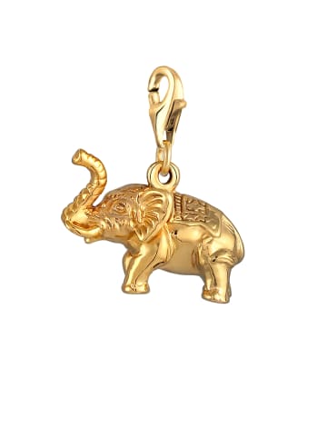 Nenalina Charm 925 Sterling Silber Elefant in Gold