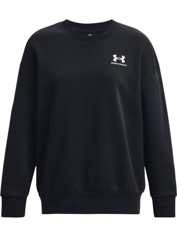Under Armour Pullover "Essential Flc Os Crew" in Schwarz