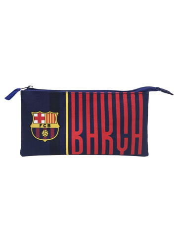 FC Barcelona Dreifach Federmäppchen 3 Fächer Federmappe