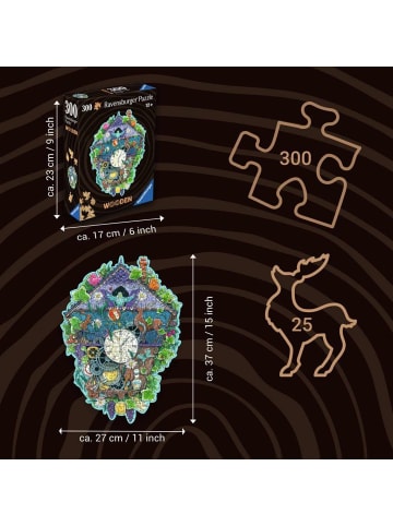 Ravensburger Ravensburger Puzzle 300 Teile Kuckucksuhr in bunt