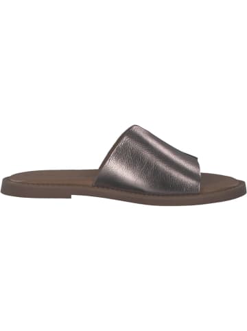 Tamaris Plateau-Pantoletten in Pewter