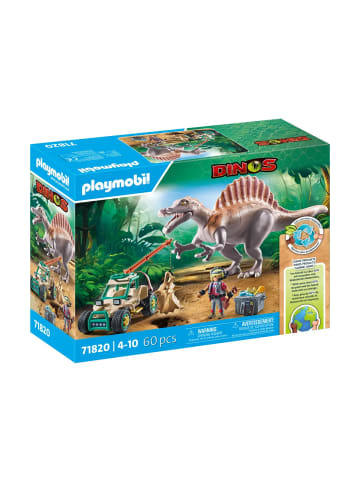 Playmobil Spielfigur Set Dinosaurier Spinosaurus-Angriff auf Dino-Ausgrabung, 4-10 Jahre