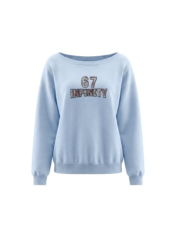 myMo Women Sweatshirt in Light Blue