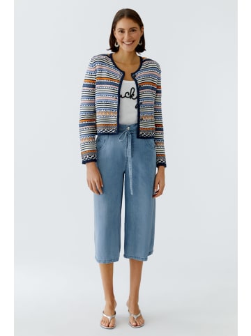 Oui Hose in darkblue denim