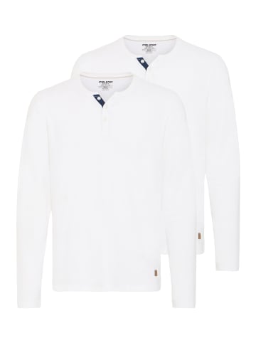 BLEND Langarmshirt BHHollie in Weiß