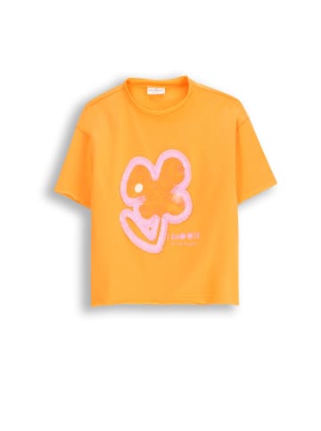 Coccodrillo T-Shirt mit kurzen Ärmeln in orange