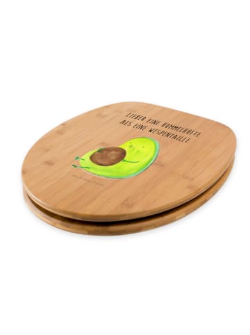 Mr. & Mrs. Panda mdf wc sitz Avocado Pfeifen mit Spruch in Braun