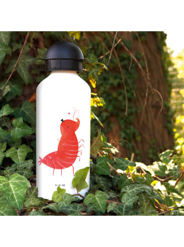 Mr. & Mrs. Panda Trinkflasche Garnele Franzose ohne Spruch in Weiß