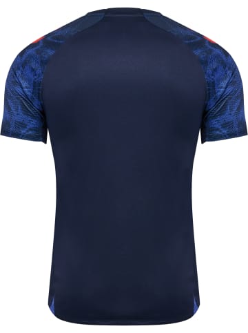 Hummel T-Shirt Hmlblaze26 Herren in MARINE/CHERRY TOMATO
