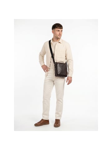 Jost London Umhängetasche S Leder 23 cm brown