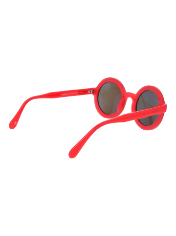 Andy Wolf Unisex Sonnenbrille Rund Rot