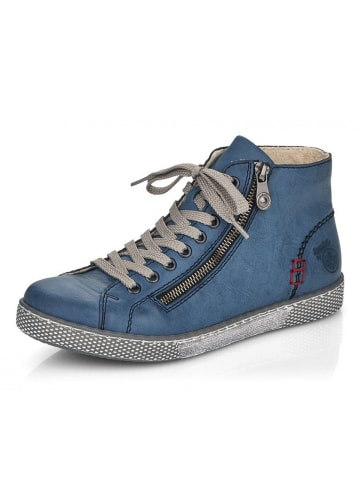 rieker Schnürstiefel in Blau