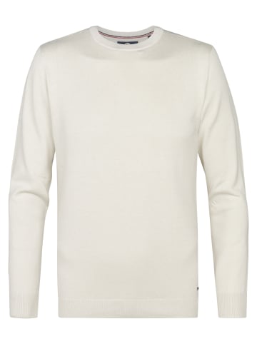 Petrol Industries Feinstrickpullover Steamboat in Weiß