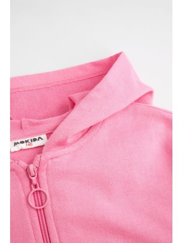 MOKIDA Reißverschlussjacke in rosa