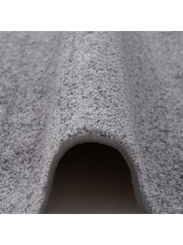 Snapstyle Hochflor Velours Teppich Cottage Rund in Grijs