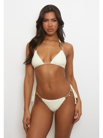 Moda Minx Bikini Hose Alicia Coin Tie Side in Coconut