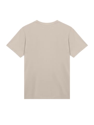 F4NT4STIC T-Shirt Happy Flower Bestickt in sand