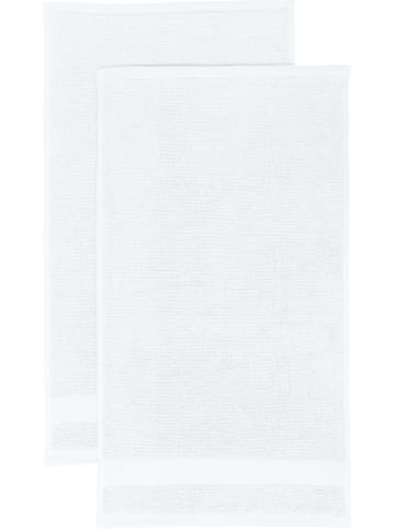 Erwin Müller Frottier Gästetuch 2er-Pack Sindelfingen in weiß