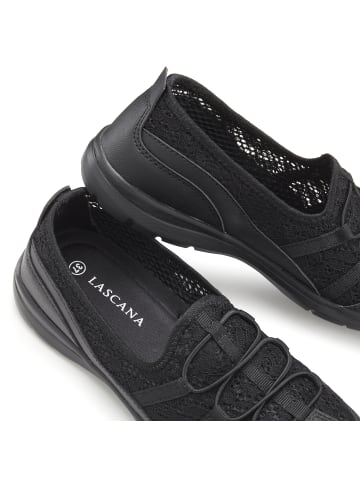 LASCANA Sneaker in schwarz