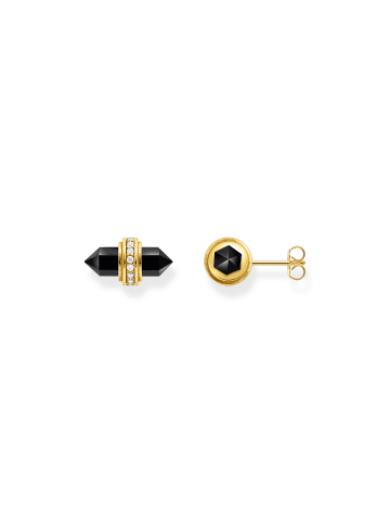 Thomas Sabo Ohrstecker in gold, weiß, schwarz