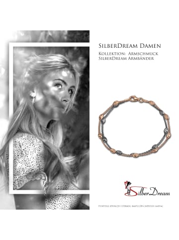 SilberDream 925 Silber vergoldet (Gold 333) Damen SilberDream Armbänder ca. 19cm bis 21cm