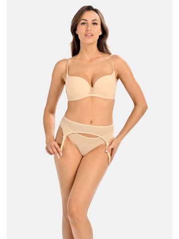 Teyli Klassischer Strumpfgürtel aus Mesh Ella in beige