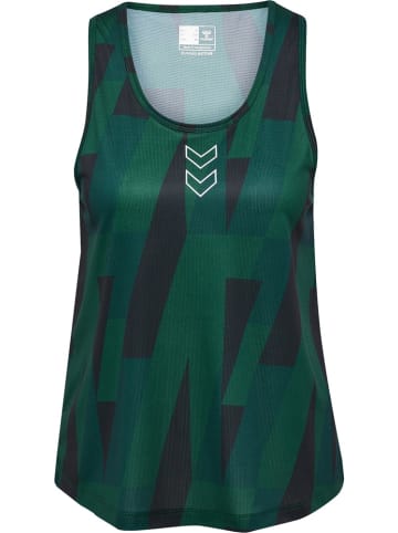 Hummel T-Shirt "Hmlcourt" in Grün