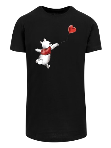 F4NT4STIC Long Cut T-Shirt Winnie Puuh Winnie & Balloon' in schwarz