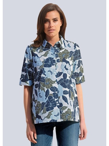 Alba Moda Bluse mit floralem Dessin in offwhite