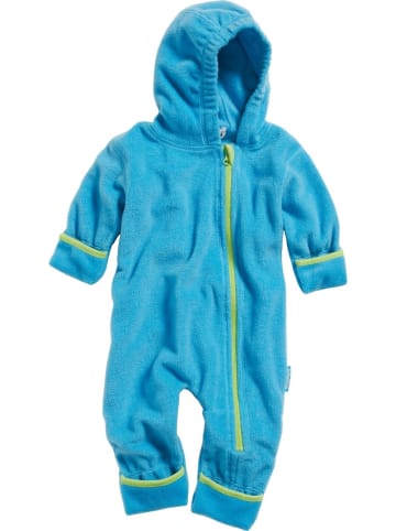 Playshoes Outdoor Overall "Fleece-Overall farblich abgesetzt" in Blau