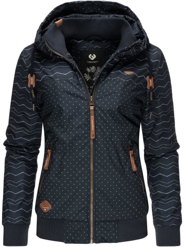 ragwear Winterjacke Nuggie Zig Zag Intl. in Navy