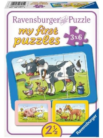 Ravensburger Verlag GmbH Spiel - Ravensburger Kinderpuzzle - 06571 Gute Tierfreunde - my first puzzle mi