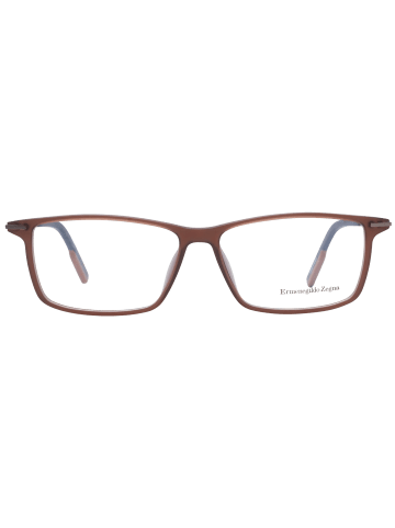 Ermenegildo Zegna Männer Optische Fassungen Rechtwinklig Braun