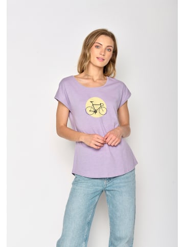 GreenBomb T-Shirt Bike Motto in Lila