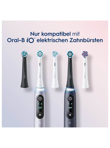 Oral-B Aufsteckbürsten "Sanfte Reinigung" in Schwarz (2er-Pack)
