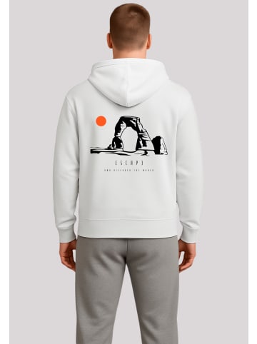 F4NT4STIC Hoodie Escape Discover the World Savannah in off-white