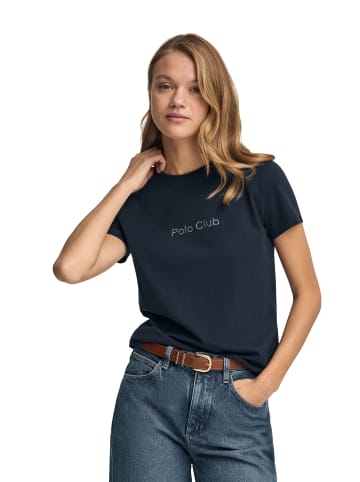Polo Club T-Shirt in Navy Blau