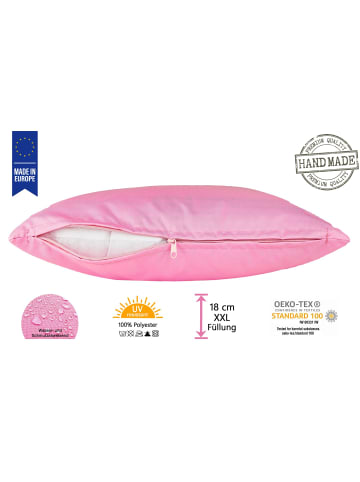 JACK Outdoor Dekokissen 60x60cm inkl. XXL Füllung in Rosa