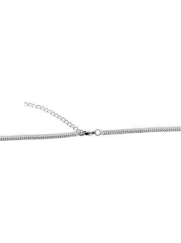 Adeliás Damen Halskette aus Edelstahl 70+5 in silber